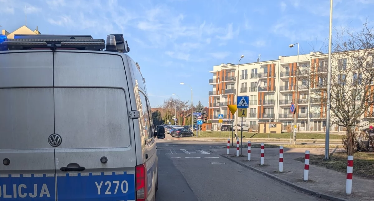 Wypadek na ul. Monte Cassino w Płocku