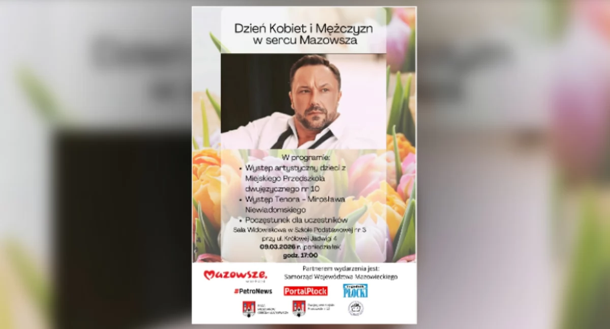 Warto wiedzieć, Wyjątkowe spotkanie Dzień Kobiet Mężczyzn poniedziałek Płocku! - zdjęcie, fotografia