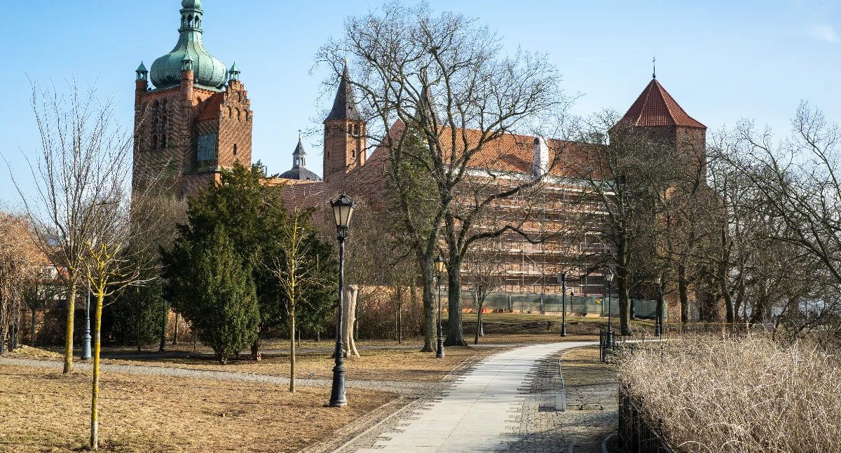 O tym się mówi, Płockie rusztowaniach Zobacz zmienia Zamek Książąt Mazowieckich Opactwo - zdjęcie, fotografia