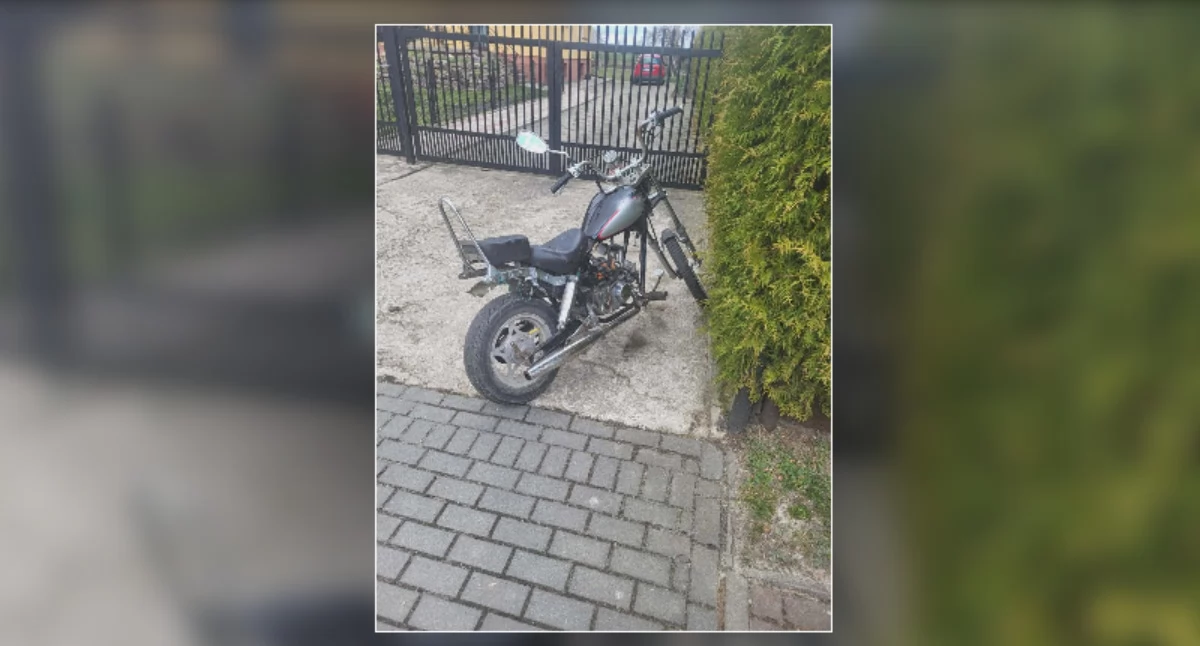 Straż miejska, Staroźreby Pijany motocyklista miał ponad promila Zatrzymała strażniczka miejska - zdjęcie, fotografia