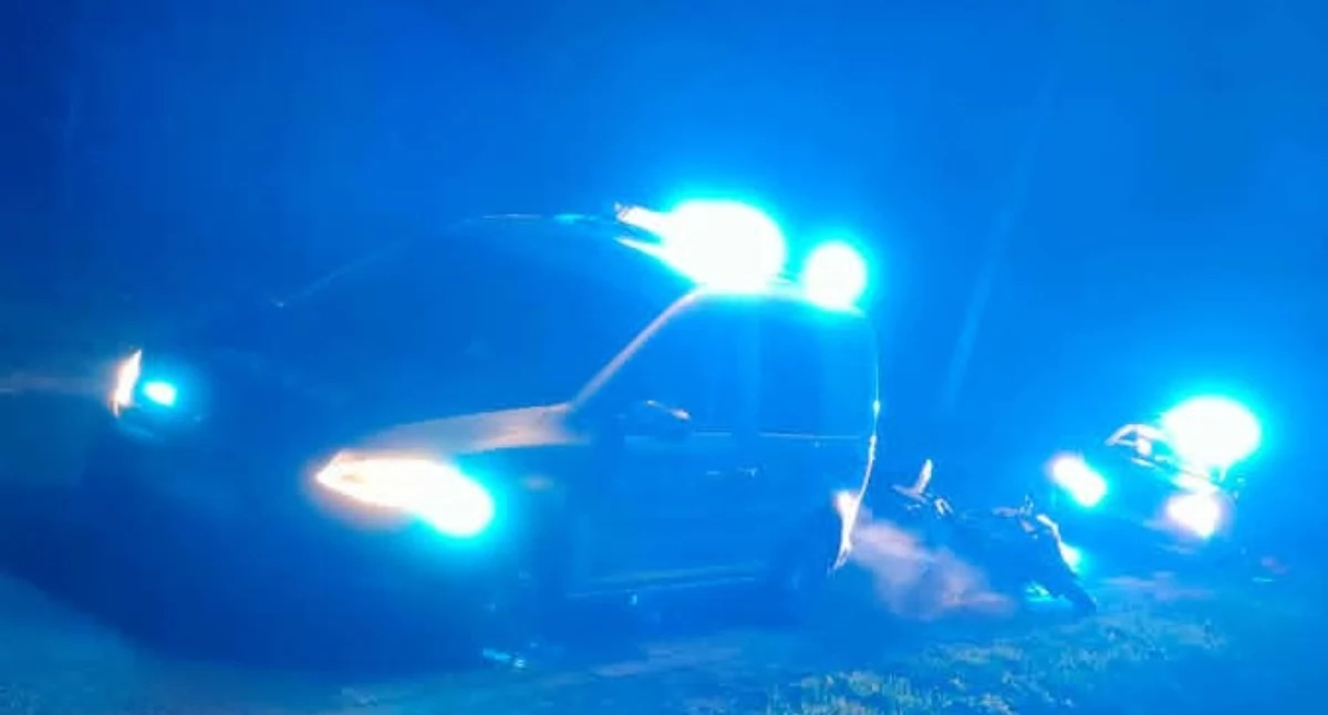 Wypadek motocyklisty w Brwilnie 