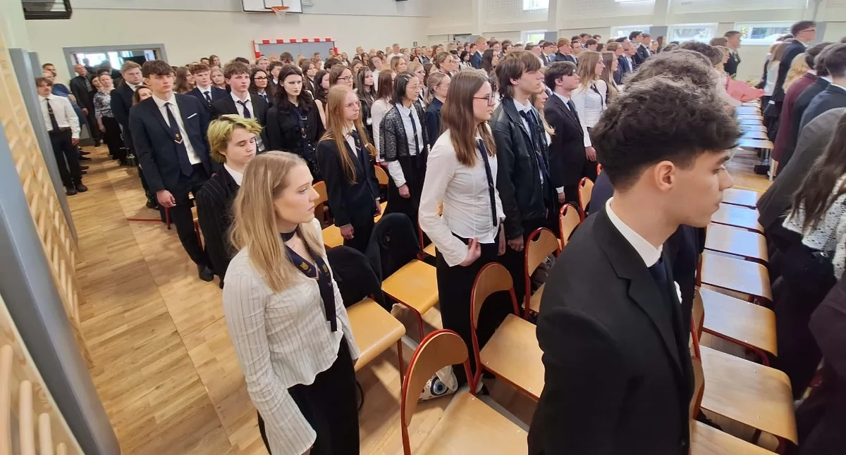Pożegnanie maturzystów w Małachowiance