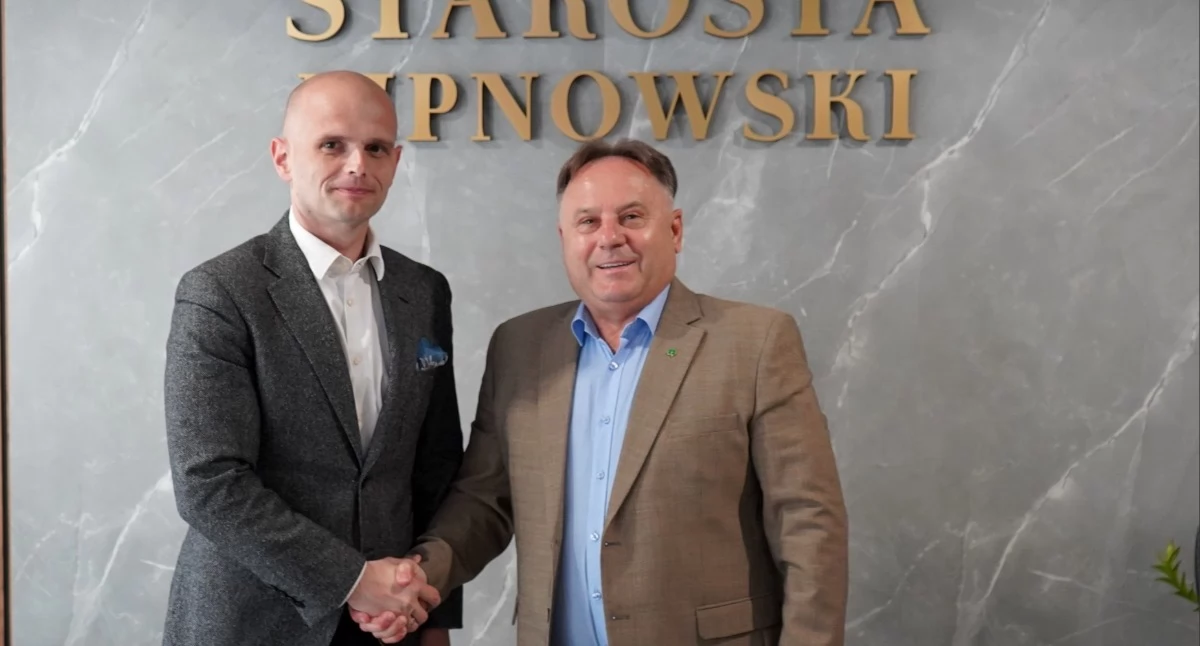 zdjęcie z social mediów Starosty Sylwestra Ziemkiewicza