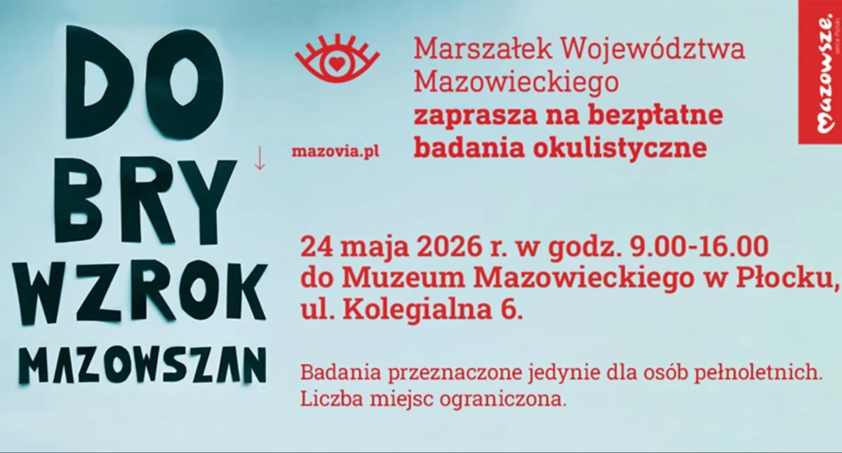 Zdrowie, Zbadaj skierowania! Muzeum Mazowieckiego Płocku przyjadą lekarze okuliści - zdjęcie, fotografia