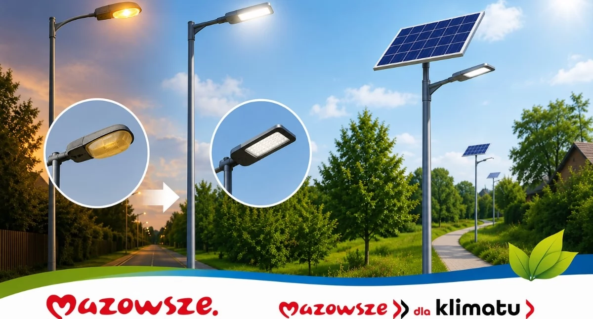Warto wiedzieć, tysięcy złotych światło Gmina Gostynin stawia lampy solarne - zdjęcie, fotografia