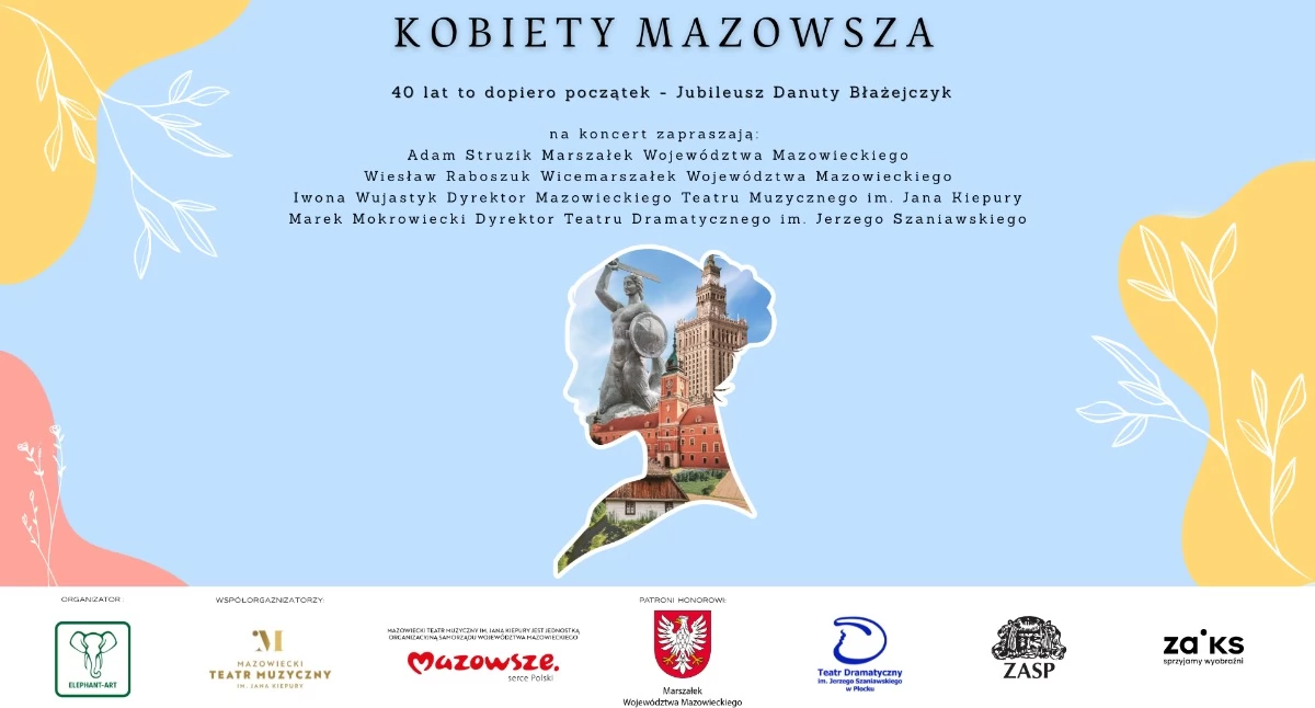 Koncert i zespół, Plejada gwiazd Teatrze Dramatycznym Koncert okazji lecia pracy artystycznej Danuty Błażejczyk czerwca Płocku - zdjęcie, fotografia