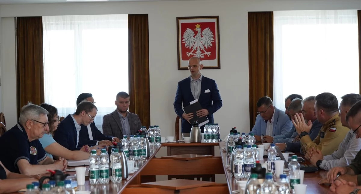 zdjęcie z social mediów Starosty Sylwestra Ziemkiewicza
