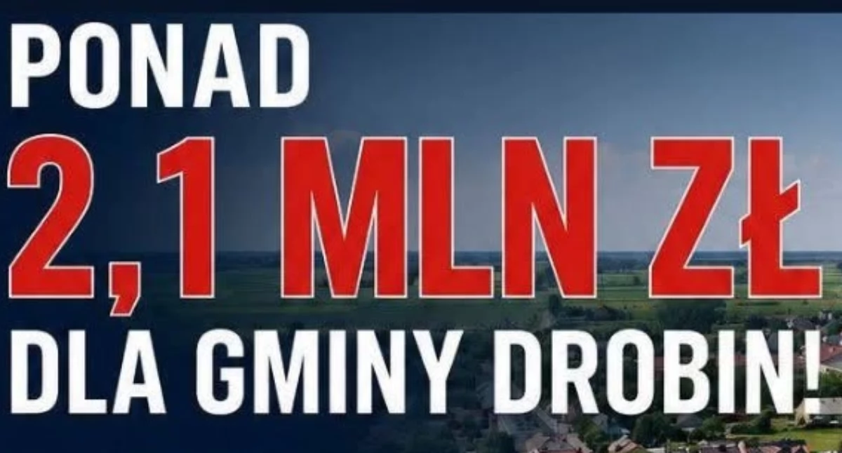 zdjęcie z social mediów Urzędu Miasta i Gminy w Drobinie