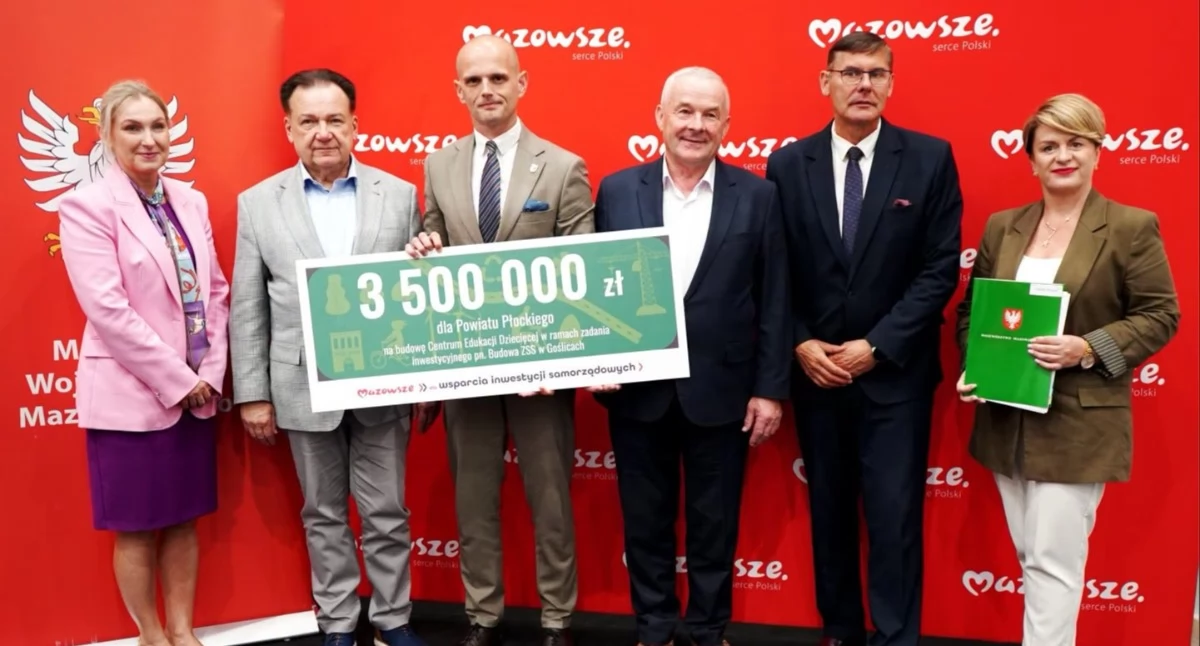 zdjęcie z social mediów Starosty Sylwestra Ziemkiewicza