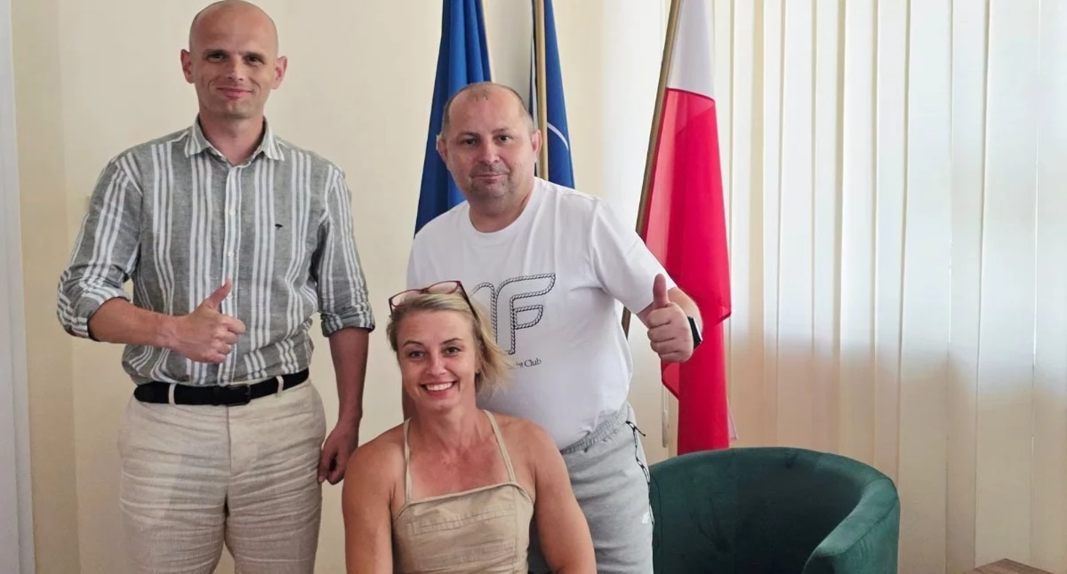 zdjęcie z social mediów Starosty Sylwestra Ziemkiewicza