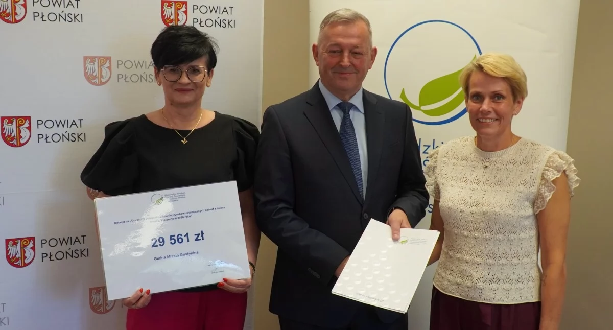 Inwestycje, Niebezpieczne dachy znikną Gostynina Miasto pozyskało blisko - zdjęcie, fotografia