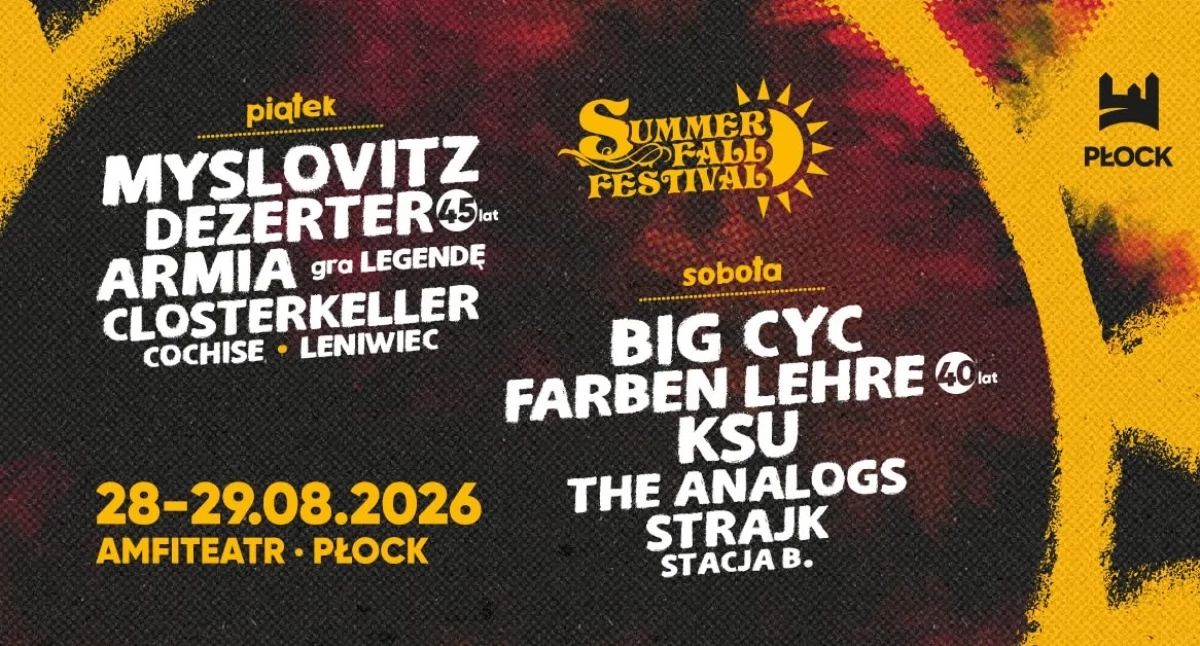 Dzieje się w Płocku, Rockowe pożegnanie wakacji Summer Festival znów porwie Płock - zdjęcie, fotografia