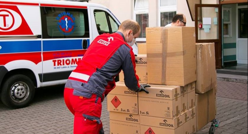 Respiratory, środki ochrony, płyny do dezynfekcji - ORLEN dba o zdrowie Polaków 