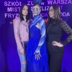 Fala oceanu”. Stylizacja wykonana przez uczennicę z Technikum ZDZ w Warszawie, Centrum...