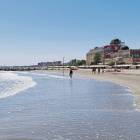 Plaża przed Hotelem Excelsior