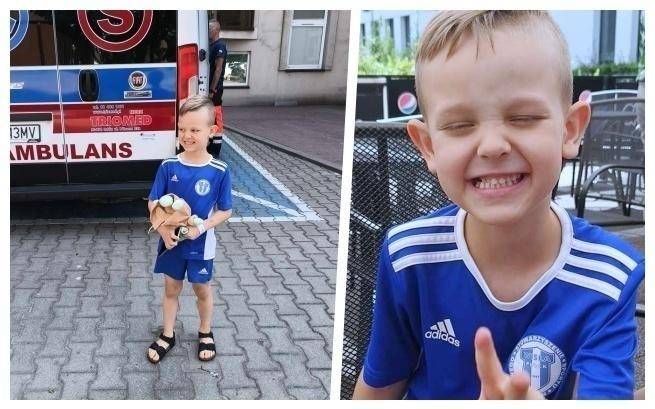 Tymek Cholewiński jest również kibicem klubu Wisła Płock
