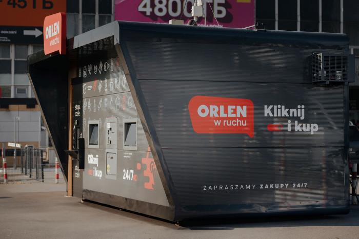 pierwszy punkt automatycznej sprzedaży ORLEN w ruchu