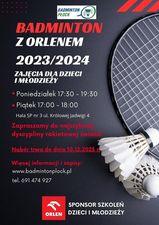 ORLEN sponsoruje zajęcia badmintona dla dzieci i młodzieży