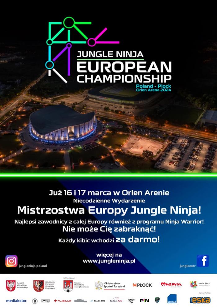 Mistrzostwa Europy Jungle Ninja w ORLEN Arenie
