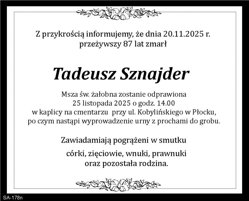 Tadeusz Sznajder
