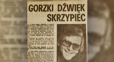 Gorzki dźwięk skrzypiec