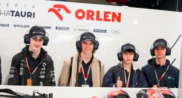 Młodzi kierowcy wspierani przez ORLEN obecni w padoku F1 podczas Grand Prix Holandii 