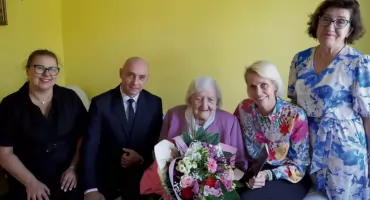 Czternaścioro prawnucząt pani Leokadii. Najstarsza w Gostyninie