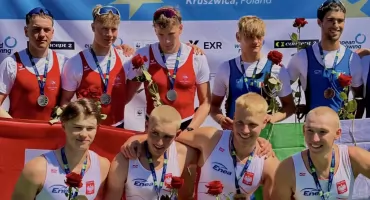 Wiktor Sobieszek – zawodnik Płockiego Towarzystwa Wioślarskiego – mistrzem Europy. Z Kruszwicy ze złotym medalem