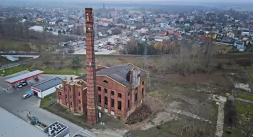 Dawna elektrownia miejska w Radziwiu. Charakterystyczny obiekt w krajobrazie lewobrzeżnego Płocka