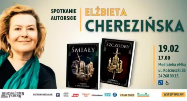 Spotkanie z pisarką Elżbietą Cherezińską w Mediatece Książnicy Płockiej