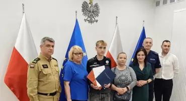 13-letni bohater z Gminy Gostynin. Daniel Czajka zachował zimną krew podczas wypadku szkolnego autobusu