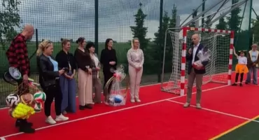 Nowe boisko w Rębowie oficjalnie otwarte 
