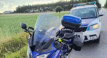 Wypadek w powiecie płockim. Ranny motocyklista, na drogę wybiegła sarna 