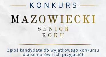 Mazowiecki Senior Roku. Ruszył konkurs dla aktywnych seniorów