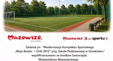150 tysięcy złotych na sportową przyszłość. Orlik w Sierakówku przejdzie wielką metamorfozę