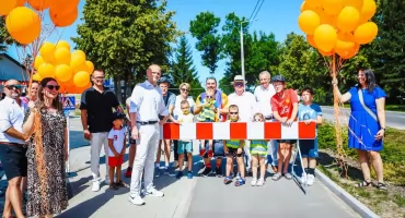 Otwarto nową ścieżkę rowerową Radzanowo – Rogozino