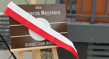 Kazimierz Mayzner patronem płockiej uliczki. Uroczyste otwarcie odbyło się w sobotę