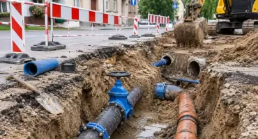 Awaria wodociągu w centrum Płocka. Mieszkańcy kilku ulic bez wody