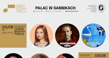 Sierpniowe koncerty w Pałacu w Sannikach